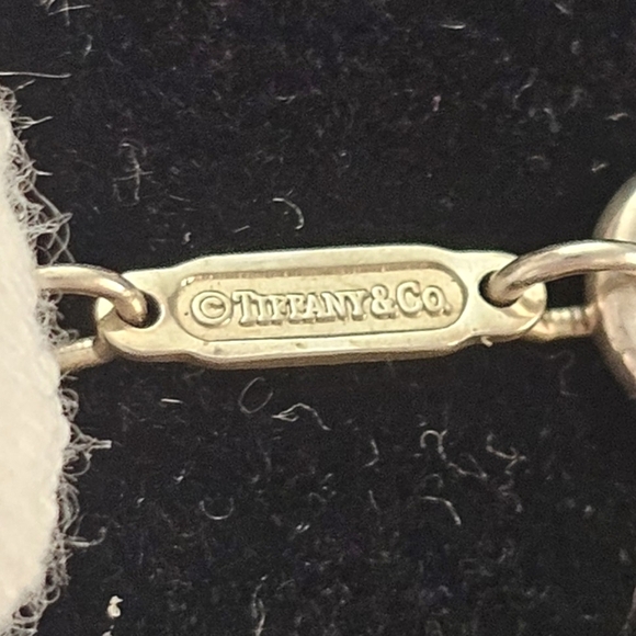 Tiffany & Co. Atlas Cube Roman Numerals 925 Sterling Pendant Necklace VGUC - Picture 5 of 16